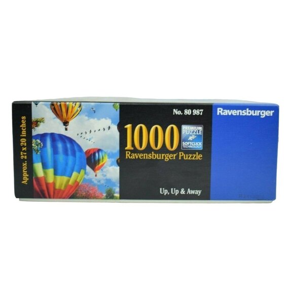 Ravensburger  Up, Up and Away 1000 Piece Hot Air Balloon Jigsaw Puzzle Complete - Picture 8 of 9
